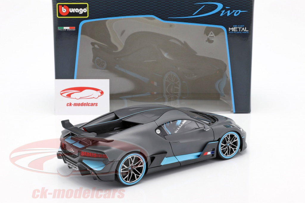 Bugatti Divo 2018 Rouge - Maquette 1/18 Bburago (BU11045R) - NEUVE Sous Boîte