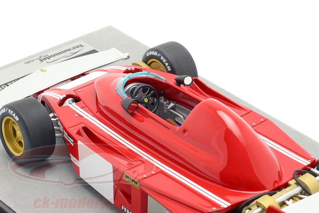 180台限定 1/18 Tecnomodel フェラーリ 312B3 1974 Tecnomodel 1:18 Niki Lauda Ferrari 312B3 #12 Winner Spain GP