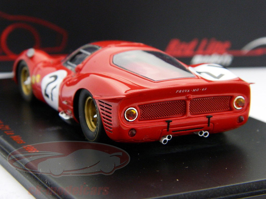 【Red Line】Ferrari 330 P3 n°21 1966 #RL1 Spark 1:43 Ferrari 330 P3 #21 24h LeMans 1966 Bandini