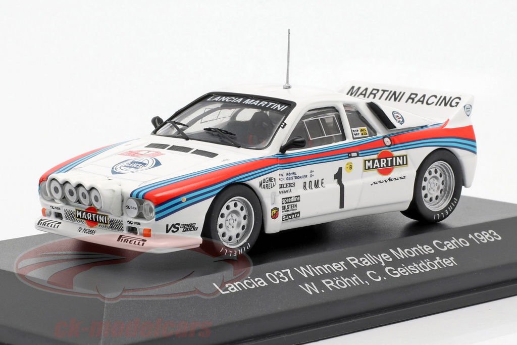 CMR 1:43 Lancia 037 #1 Winner Rallye Monte Carlo 1983 Röhrl