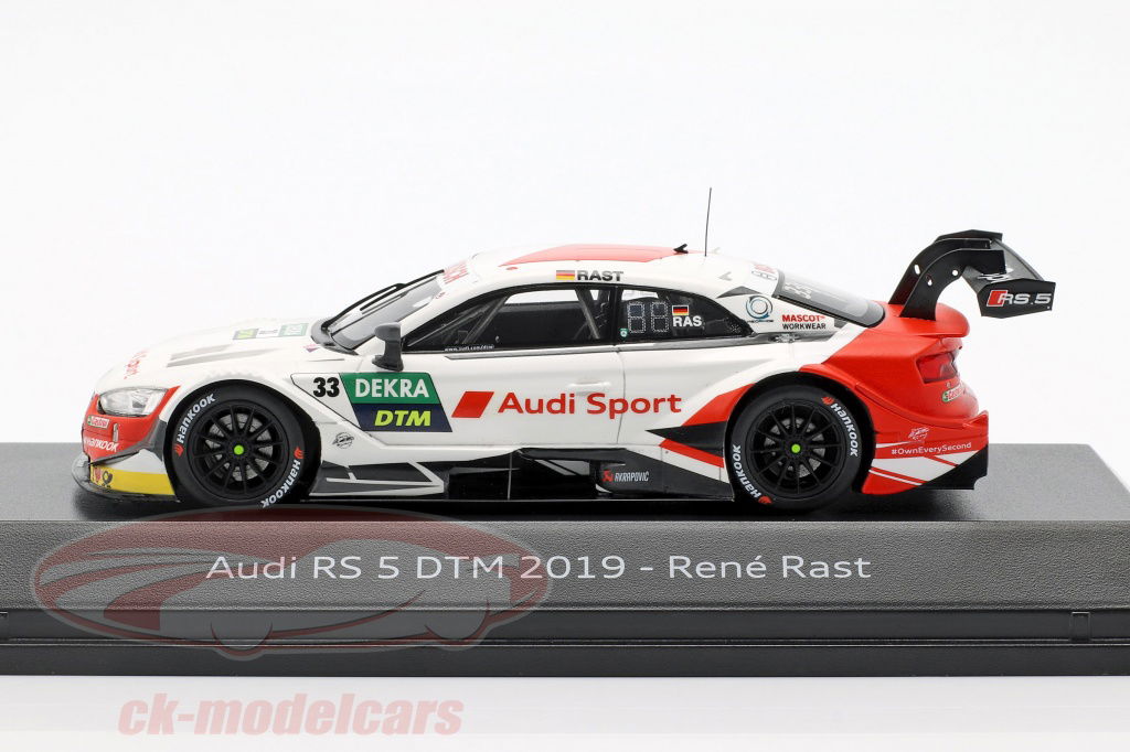Spark 1:43 Audi RS 5 #33 DTM champion 2019 Rene Rast