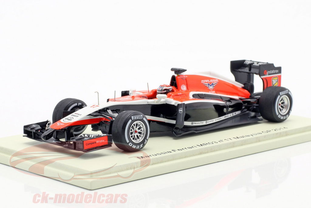 スパーク1/43 マルシャ MR02 J.ビアンキ 2013 マレーシアGP スパーク1/43 マルシャ MR02 J.ビアンキ 2013 マレーシアGP 1/43