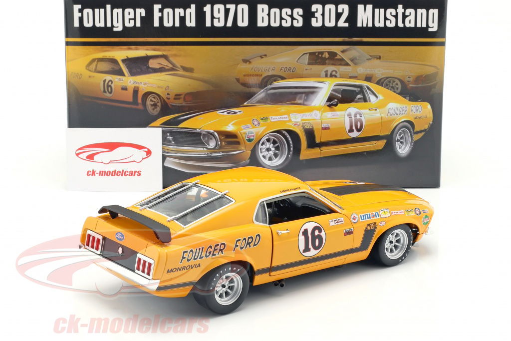 ミニカー 1/18 Ford Mustang Boss 302 Trans-Am 1/18 RAR #33 Brut 1969 Ford Boss 302 Trans Am Mustang Allan