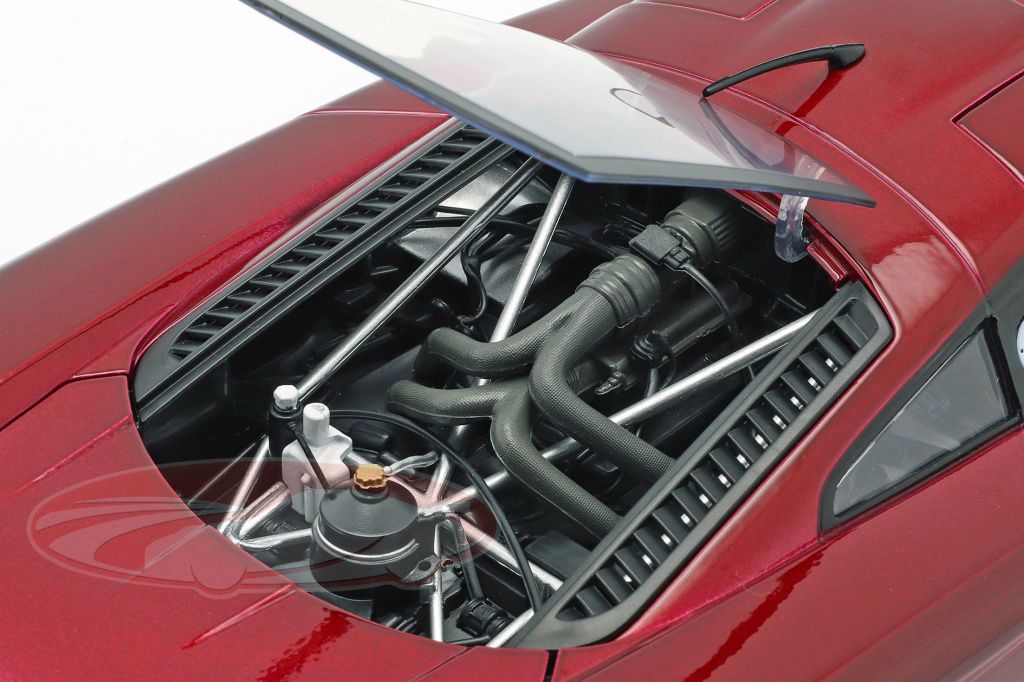 MotorMax 1:12 Saleen S7 Twin Turbo year 2005 red metallic