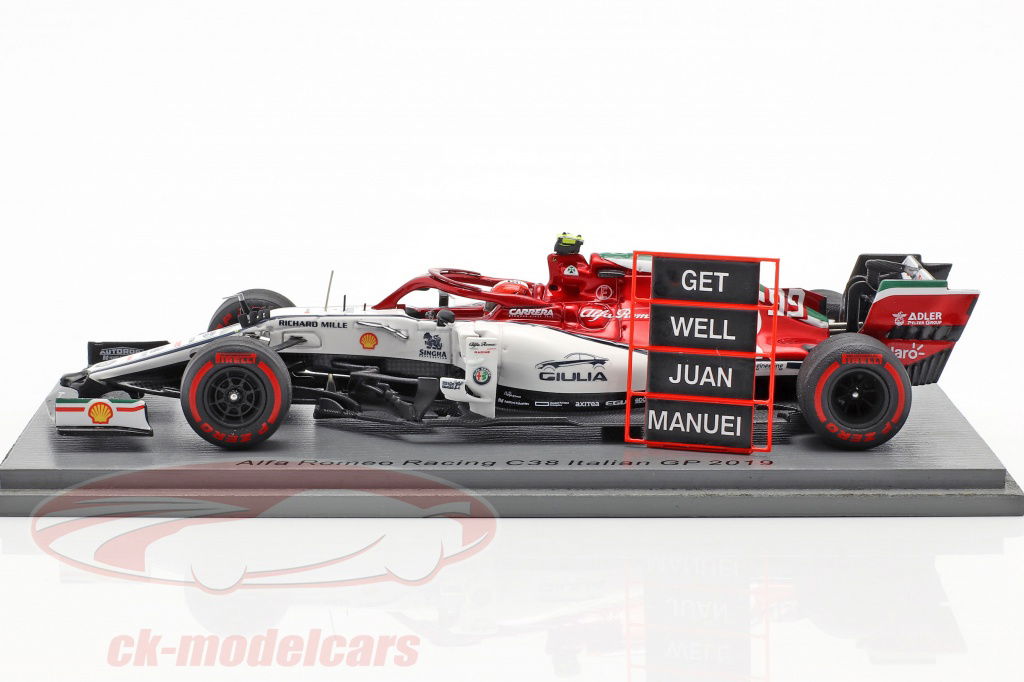スパーク 1/43 F1 2019 Alfa Romeo Racing C38 Spark 1:43 Kimi Räikkönen Alfa Romeo Racing C38 #7