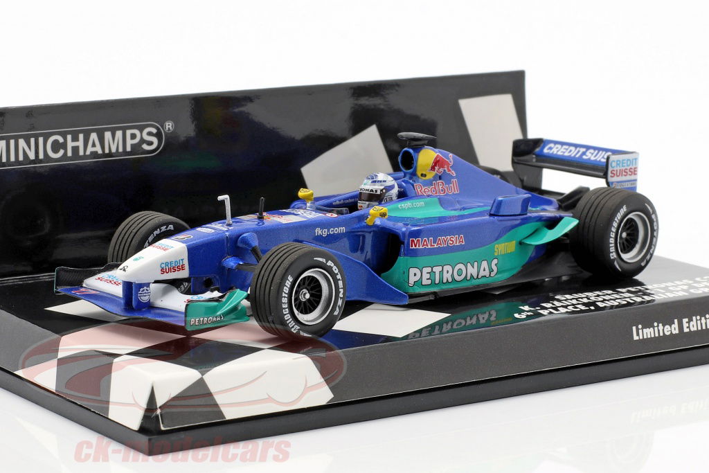 Minichamps 1:43 Kimi Räikkönen Sauber C20 #17 6th F1 Debut
