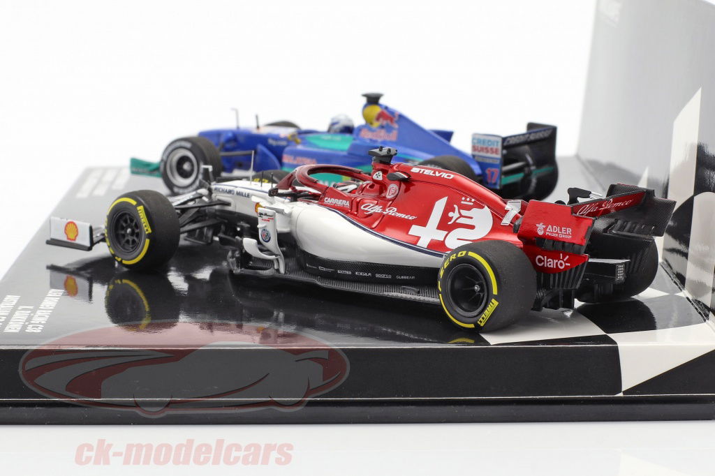ルックスマート 1/43 kimi Raikkonen Minichamps 1:43 2-Car Set Kimi Räikkönen reunion Australian