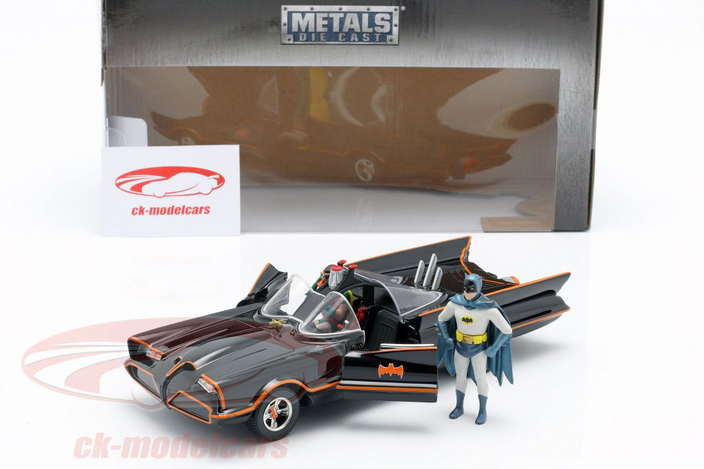 新品未開封　海洋堂（KAIYODO）BATMOBILE 1966フィギュアセット ムービーリボ バットマンカー バットモービル1966 海洋堂