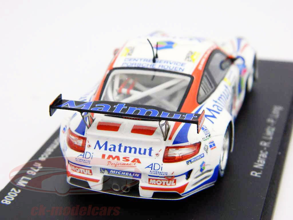 Spark 1:43 Porsche 997 GT3 RSR #76 Matmut 24h LeMans 2008