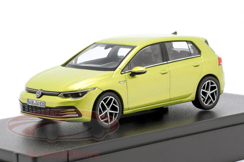 Volkswagen Golf ミニカー 1/43 イエロー Norev 1:43 Volkswagen VW Golf VIII year 2020 lemon yellow