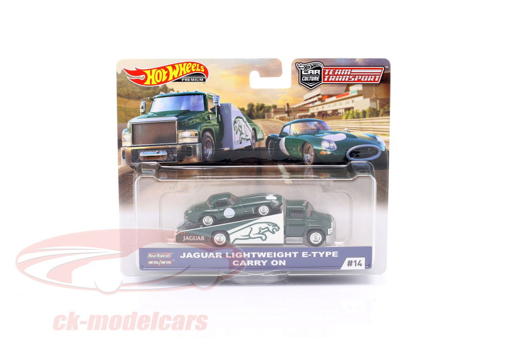 hotwheels-1-64-set-team-transport-jaguar-lightweight-e-type-carry-on-fyt13-no14-flf56/