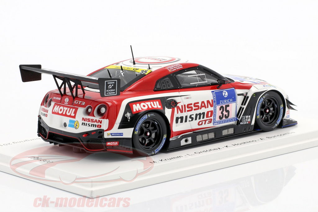 Spark 1:43 Nissan GT-R Nismo GT3 #35 24h Nürburgring 2016