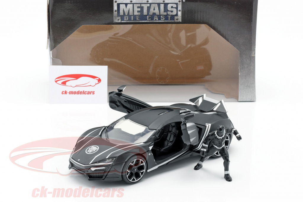 Jadatoys 1:24 Lykan Hypersport with figure Black Panther