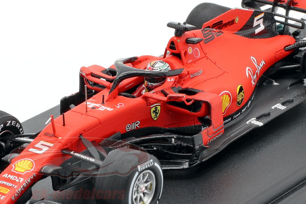 LookSmart 1:43 Sebastian Vettel Ferrari SF90 #5 Winner