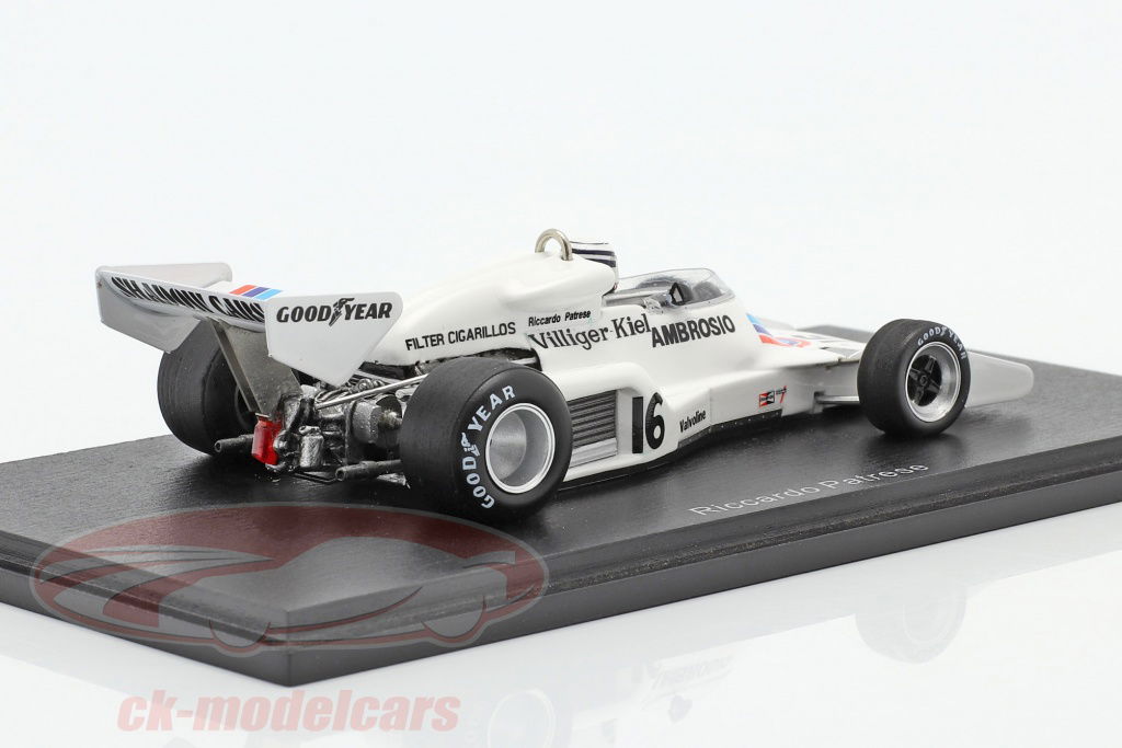 Spark 1:43 Riccardo Patrese Shadow DN8 #16 Japanese GP