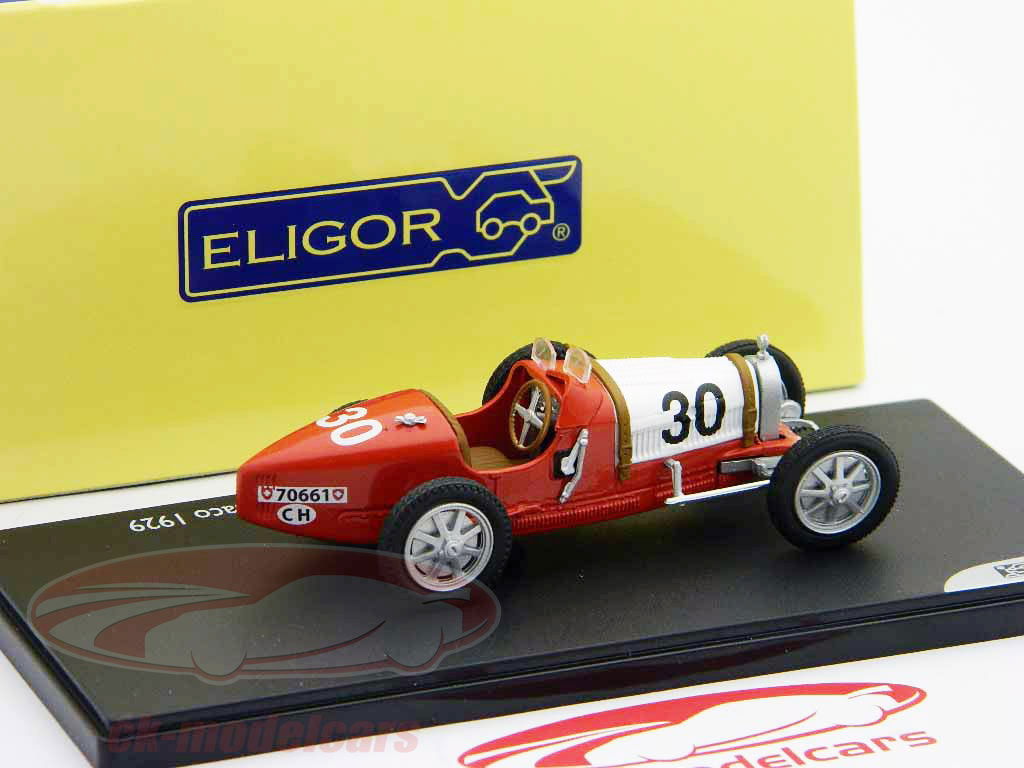 Eligor 1:43 Bugatti Type 35 #30 international Grand Prix