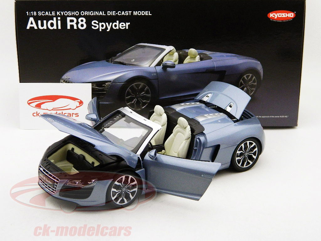 京商　1/18 アウディＲ８スパイダー Audi R8 Spyder 1/18 Kyosho - unbox and review - YouTube