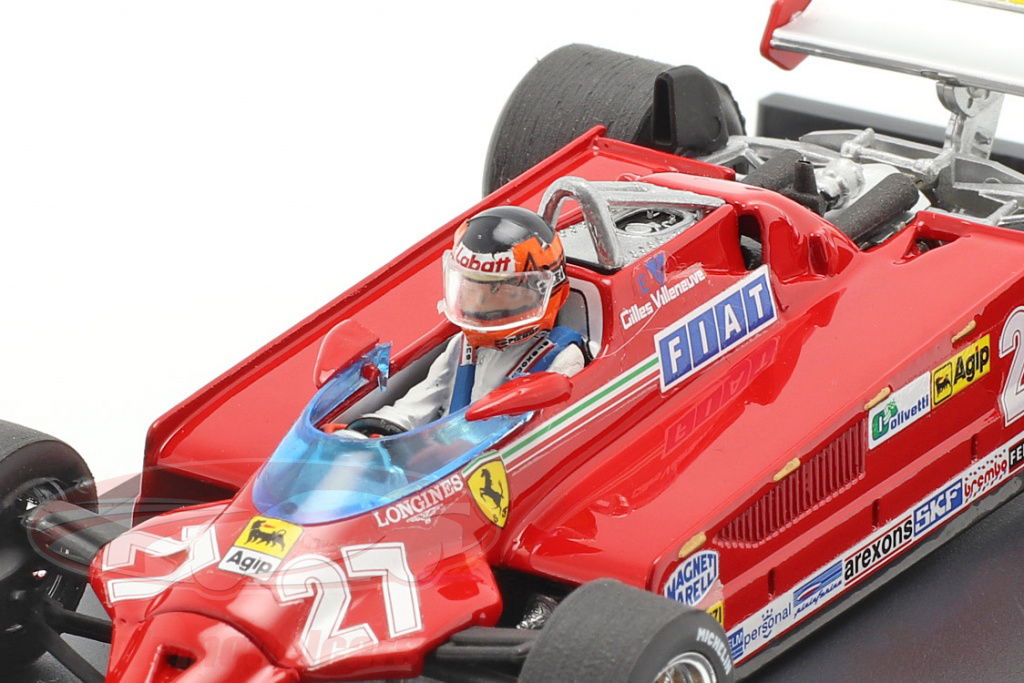 Brumm 1:43 G.ビルヌーブフェラーリ126CK＃27 GPモナコ
