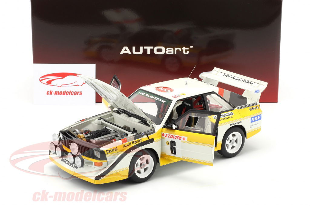 AUTOart 1:18 Audi Sport Quattro S1 #6 Rally Monte Carlo 1986