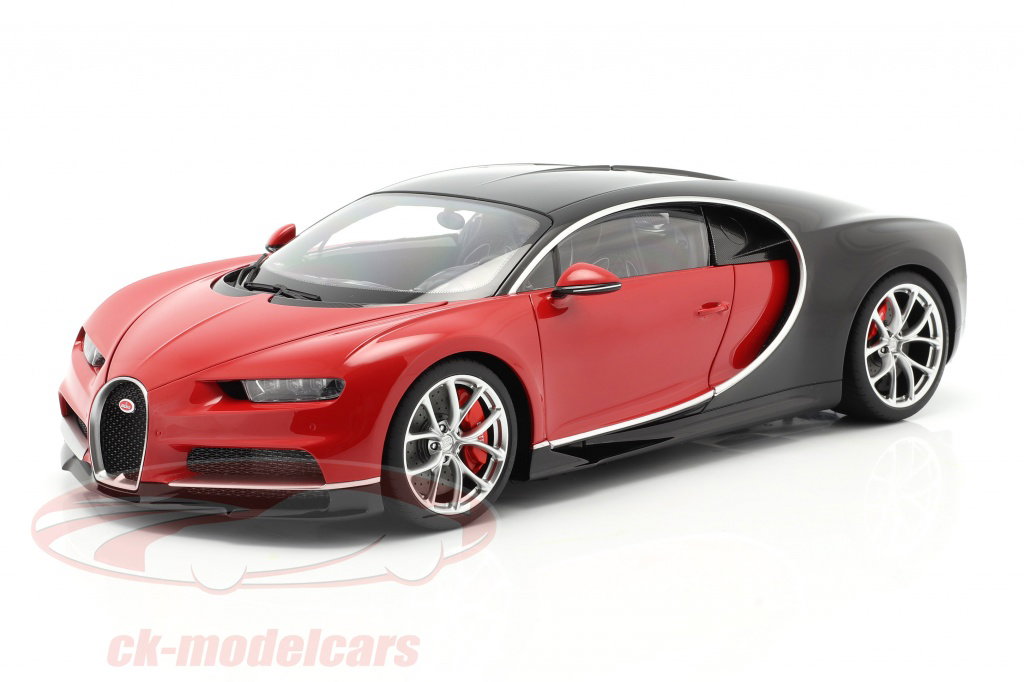 autoart-1-12-bugatti-chiron-ano-de-construcao-2017-vermelho-preto-12113/