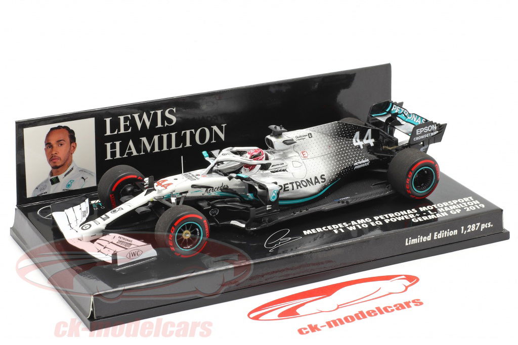 Minichamps 1:43 L. Hamilton Mercedes-AMG F1 W10 #44 German
