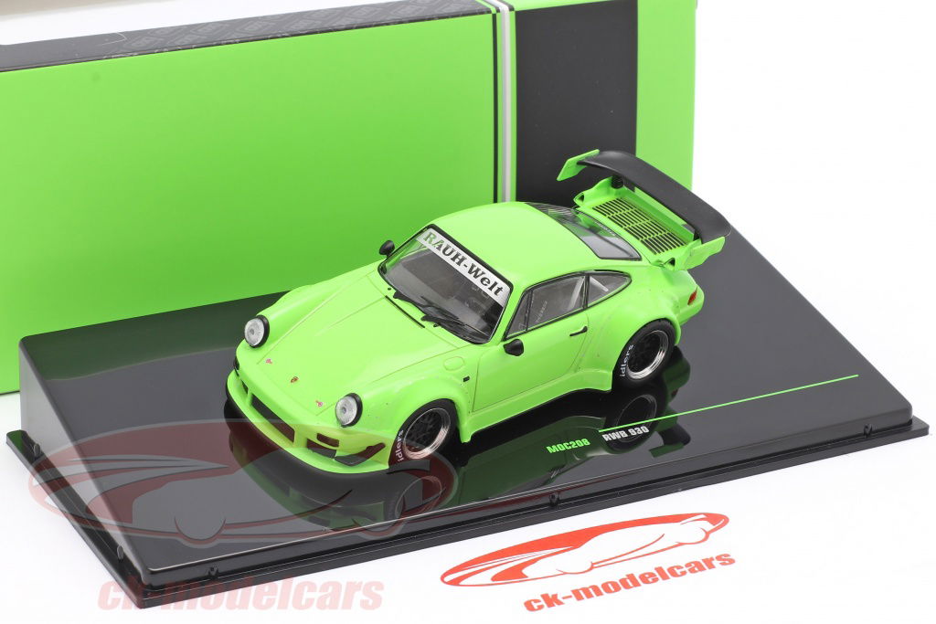 【TARMAC】 限定1488台 RWB Porsche 930 Green Tarmac Works 1:64 Scale Diecast Model Car Compatible with
