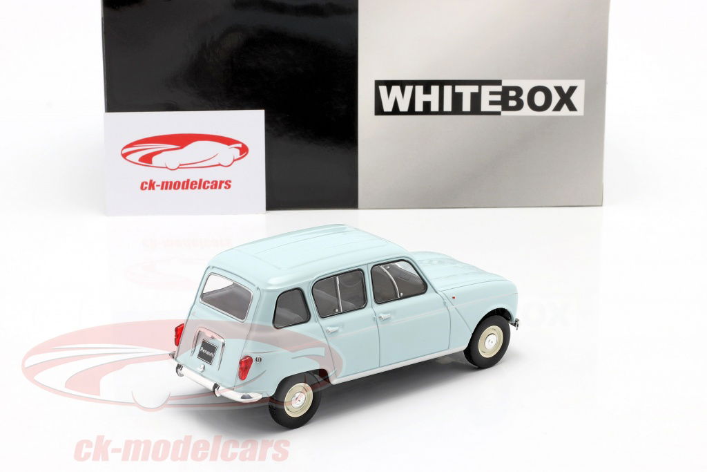 ホワイトボックス 1/24 ルノー 4 L (ライトブルー) WhiteBox 1:24 Renault 4L bleu clair WB124041 modèle voiture