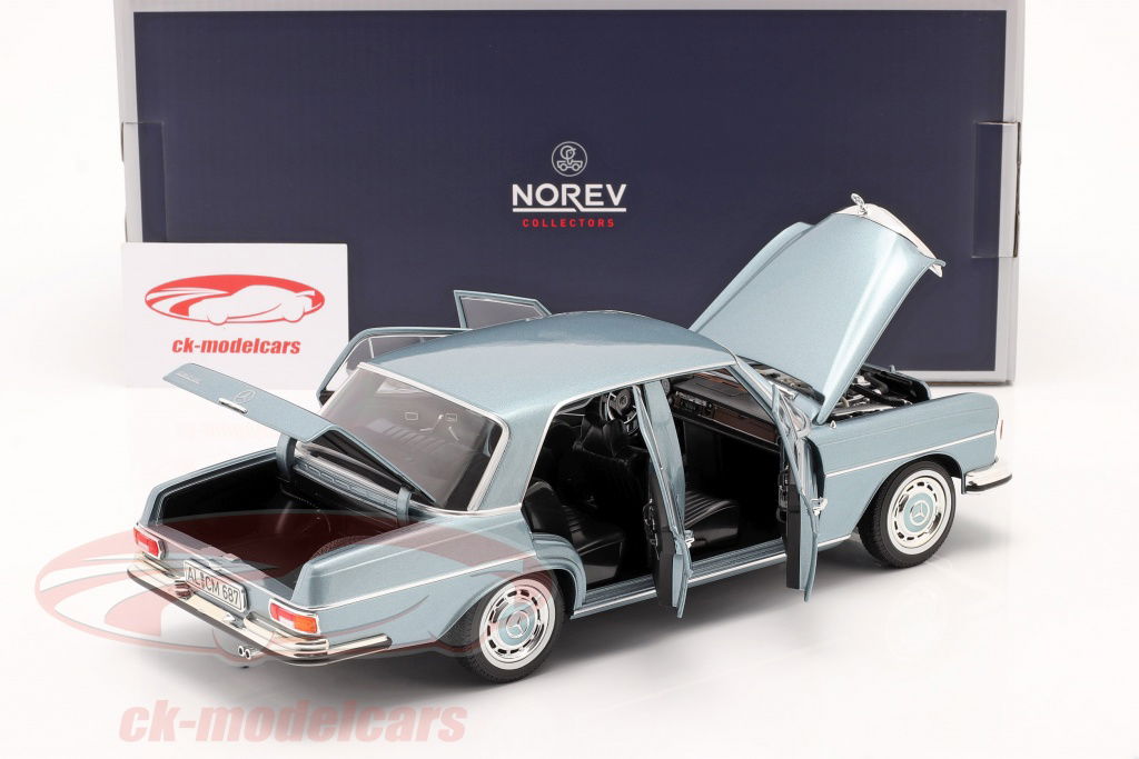 Norev 1:18 Mercedes-Benz 280 SE (W108) year 1968 light blue