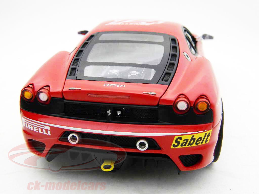 HotWheels Elite 1:18 Ferrari F430 Challenge #14 red in