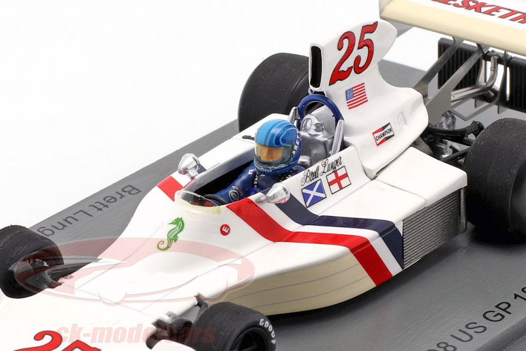 Spark 1:43 Brett Lunger Hesketh 308 #25 US GP Formel 1 1975