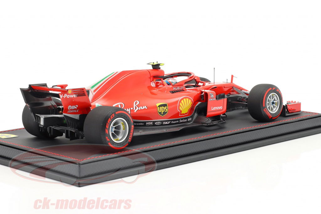 Ferrari SF71H Kimi Räikkönen 1/18 BBR Models 1:18 Kimi Räikkönen Ferrari SF71H #7 Canadian GP