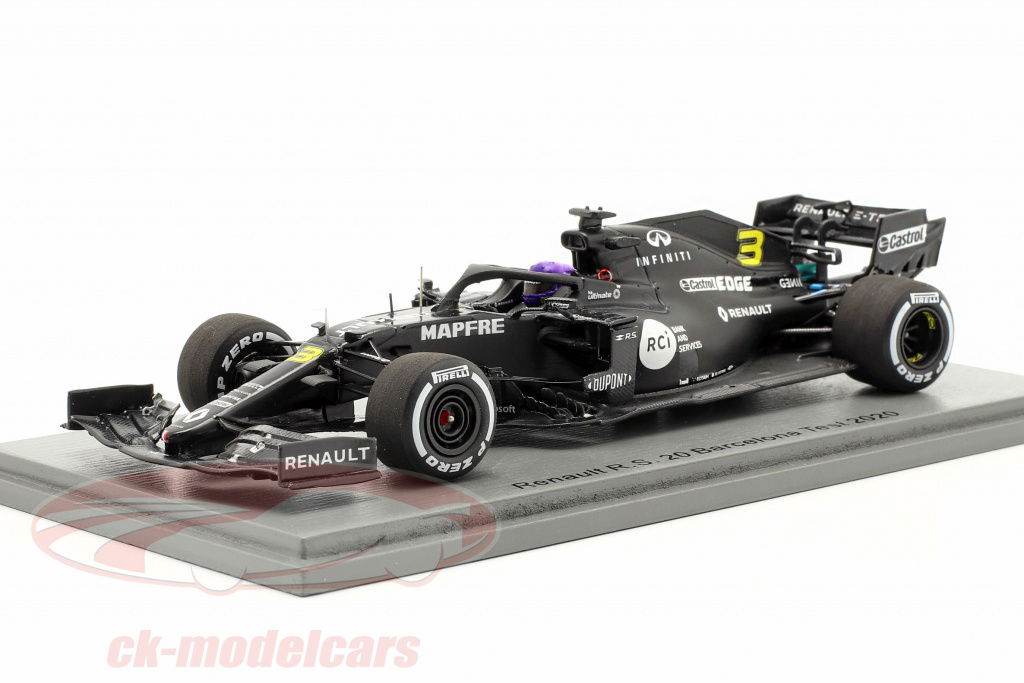 1/43 Renault R.S. 20 D.リカルド Spark S6476 Renault RS 20 #3 8th Styrian GP 2020 - Daniel