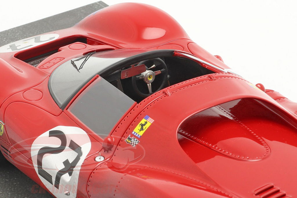 BBR Models 1:18 Ferrari 330 P3 Spyder Dirty Version #27 24h