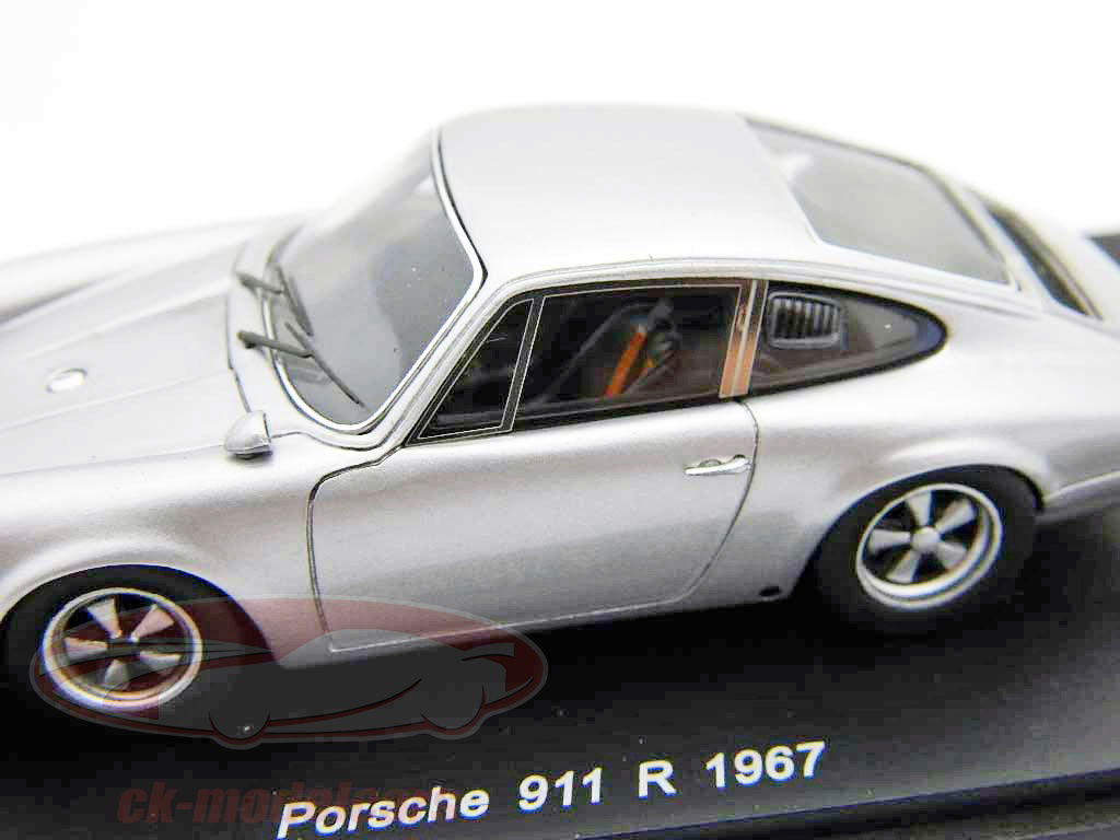 Spark 1:43 Porsche 911 R 1967 silver S0911 模型汽车S0911