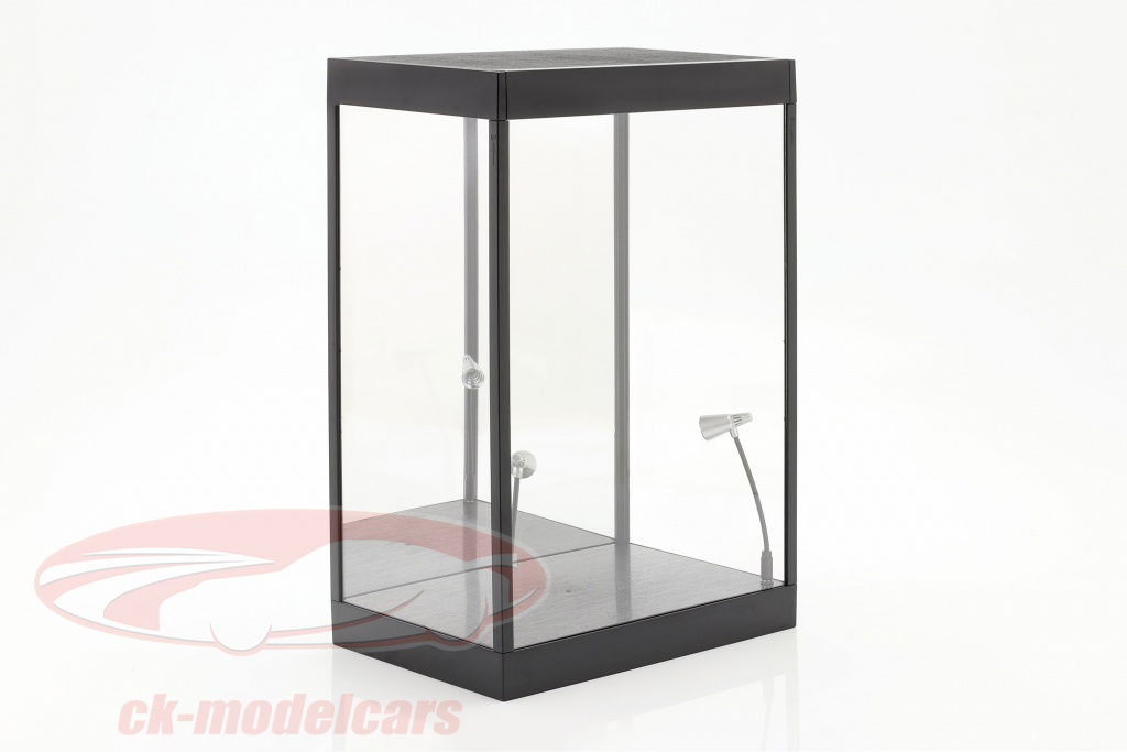 vetrina-singola-con-2-mossa-lampade-a-led-e-specchio-per-caratteri-1-6-nero-triple9-t9-69926mbk-t9-69926m/