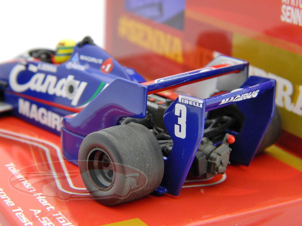 MINICHAMPS®1/43 Toleman HartTG184•1984 Minichamps Toleman TG184 'Dirty Version' - 1984 Monaco Grand
