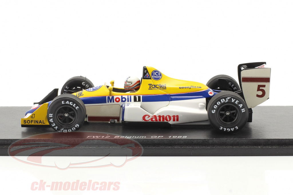 Spark 1:43 Martin Brundle Williams FW12 #5 Belgium GP
