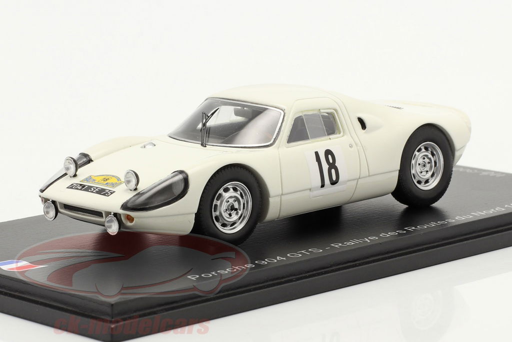 spark-1-43-porsche-904-carrera-gts-no18-rallye-des-routes-du-nord-1966-sf166/