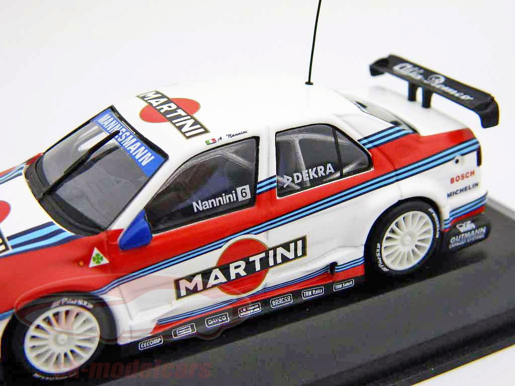 レア銀箱 ミニチャンプス アルファロメオ 155 V6 TI DTM 1996 人気の レア銀箱 1996の DTM TI V6 155 アルファロメオ