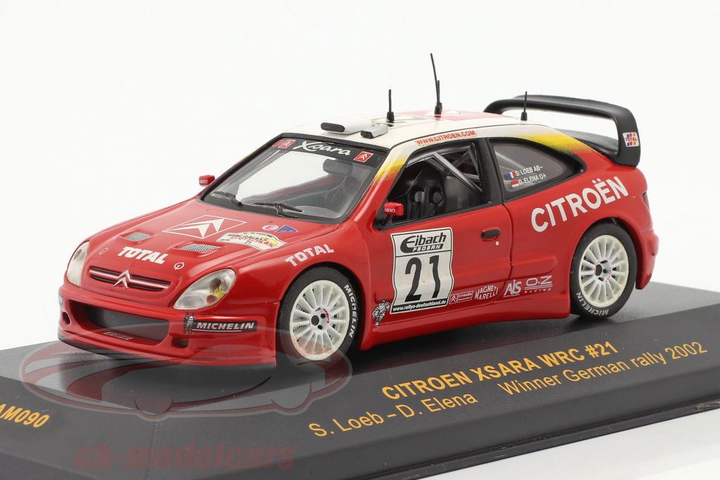 Ixo 1:43 Citroen Xsara WRC #21 winner rally Germany 2002