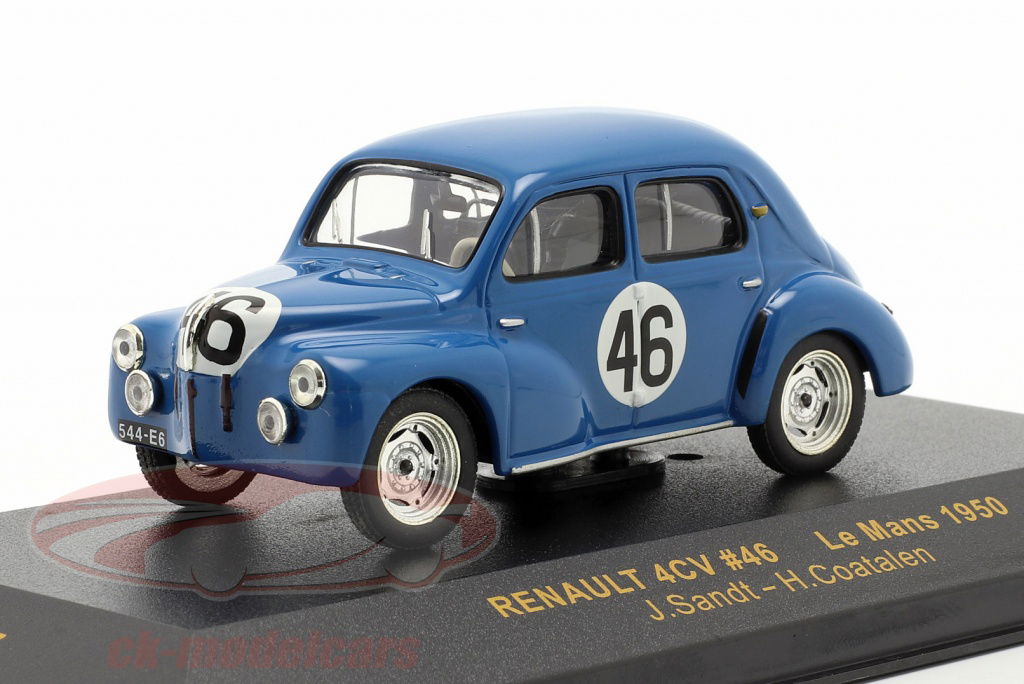 ixo-1-43-renault-4cv-no46-lemans-1950-sandt-coatalen-lmc047/