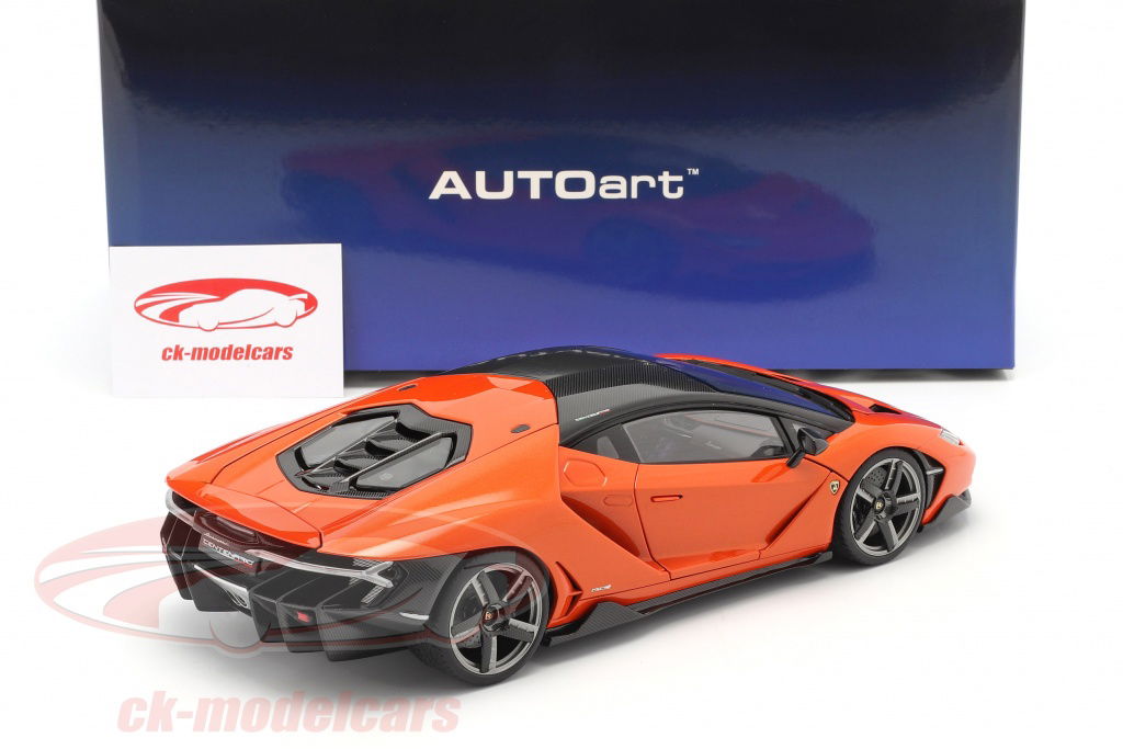 【美品】AUTOart LAMBORGHINI CENTENARIO 1/18 AUTOart 1:18 Lamborghini Centenario year 2016 pearl orange