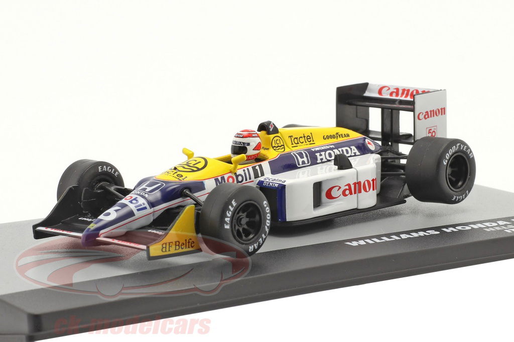 Altaya 1:43 Nelson Piquet Williams FW11B #6 winner Italian