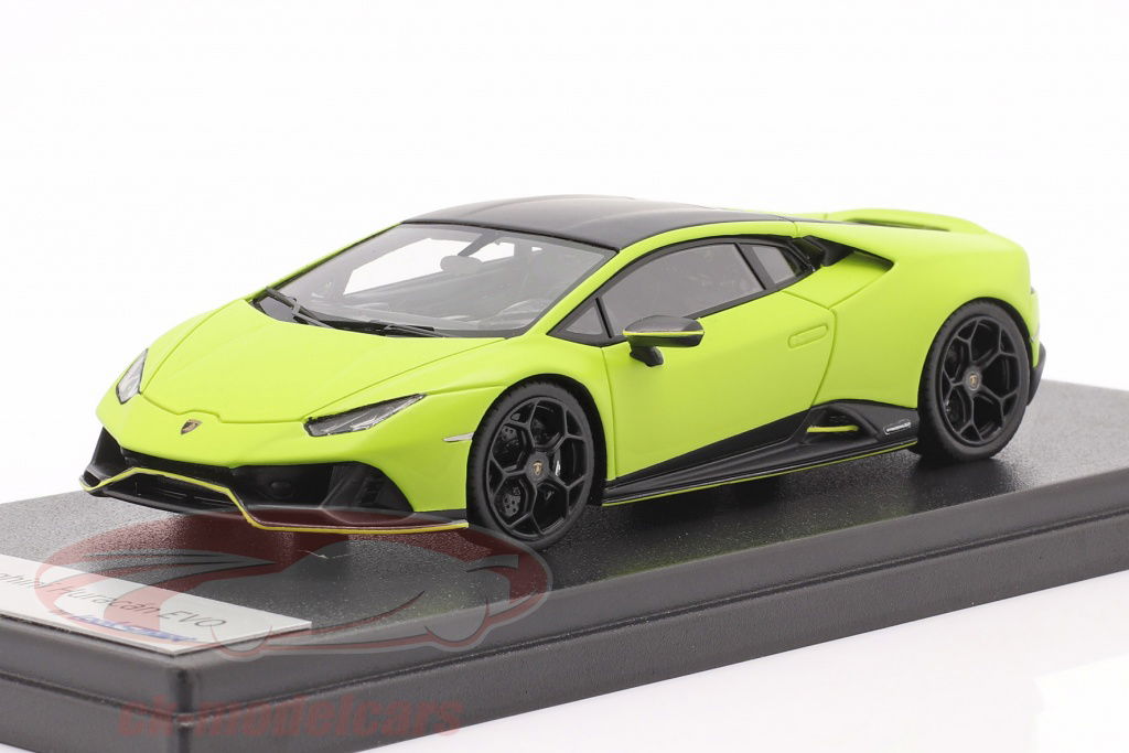 looksmart-1-43-lamborghini-huracan-evo-fluo-capsule-2020-schok-groen-er-goed-uitzien-ls498fcd/
