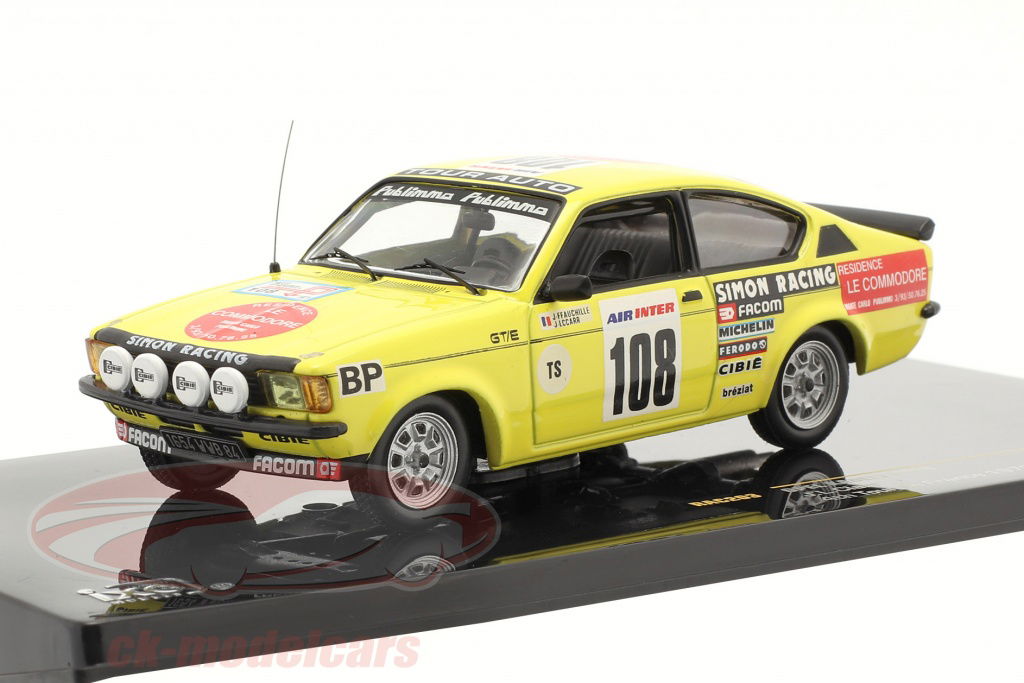 ixo-1-43-opel-kadett-no108-jl-clarr-4-viaggio-de-francia-1979-rac203/