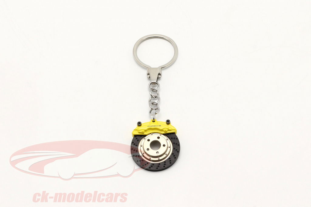 porsche-chaveiro-disco-de-freio-amarelo-autoart-map04506618/