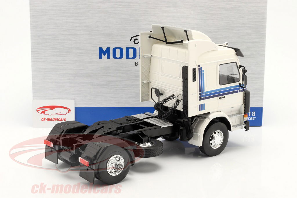 ミニカー　1/18 スカニア 143 トップライン 1987 Schenker(ホワイト×グリーン) [MCG18240] MODELCAR - SCANIA 143 Topline 4x2 1987 Weiß grün und gelb