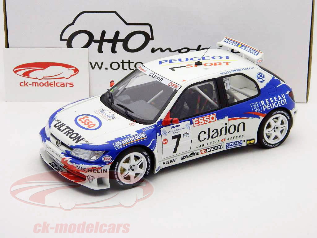 ottomobile-1-18-peugeot-306-maxi-no7-rallye-de-france-1997-g-panizzi-h-panizzi-otto-mobile-ot076/