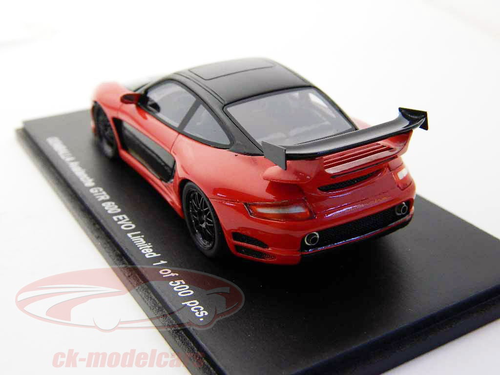 Spark 1:43 ポルシェGEMBALLA GTR 600雪崩はEVO赤と黒/赤 - 黒