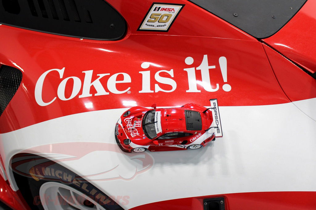 【SPARK】Porsche 911RSR Coca Cora Le Mans Spark 1:18 Porsche 911 RSR #911 Coca Cola IMSA champion 2019
